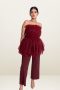 Women's Solid Relaxed Fit Sleeveless Top And Pant Set