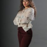 Women's Front Open Floral Printed Top Regular Fit Shirt - Image 2