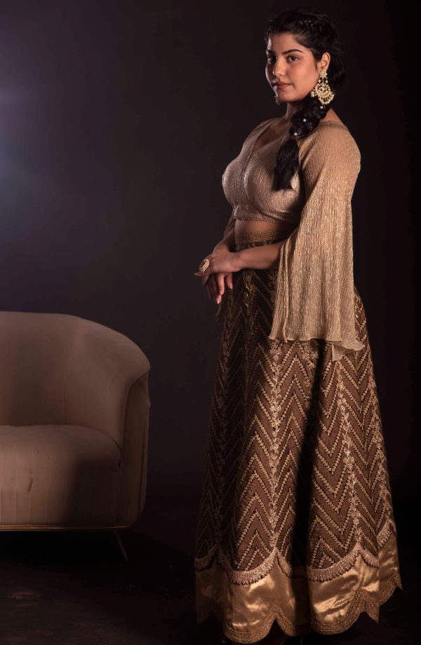 Women's Semi-stitched Net Heavy Multi Embroidered Lehenga Choli - Image 2