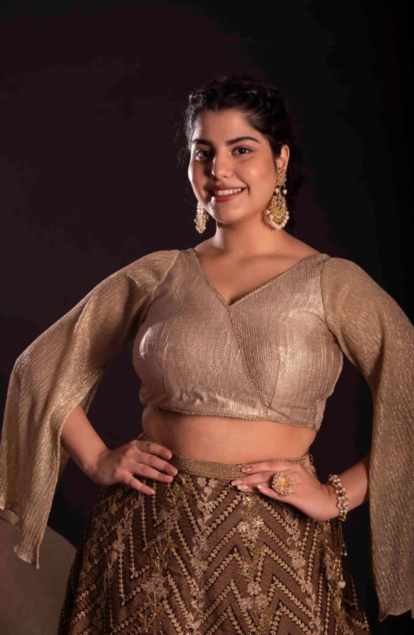Women's Semi-stitched Net Heavy Multi Embroidered Lehenga Choli - Image 3