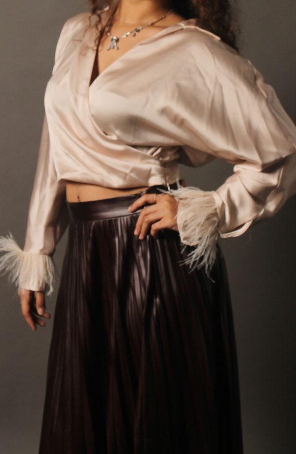 Women's Full Length Georgette Long Skirt - Image 3