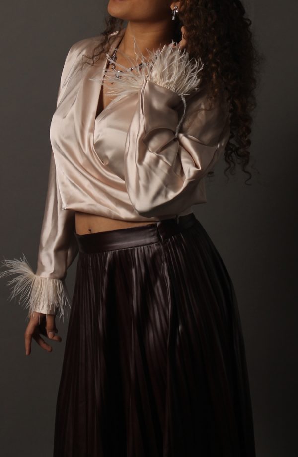 Women's Full Length Georgette Long Skirt - Image 4