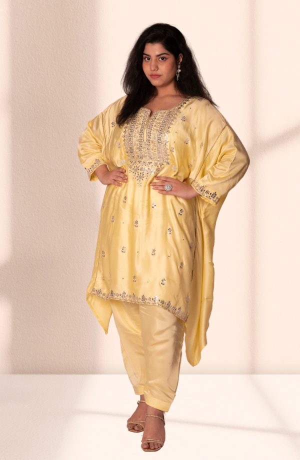 Yellow Punjabi Salwar Kameez - Image 4