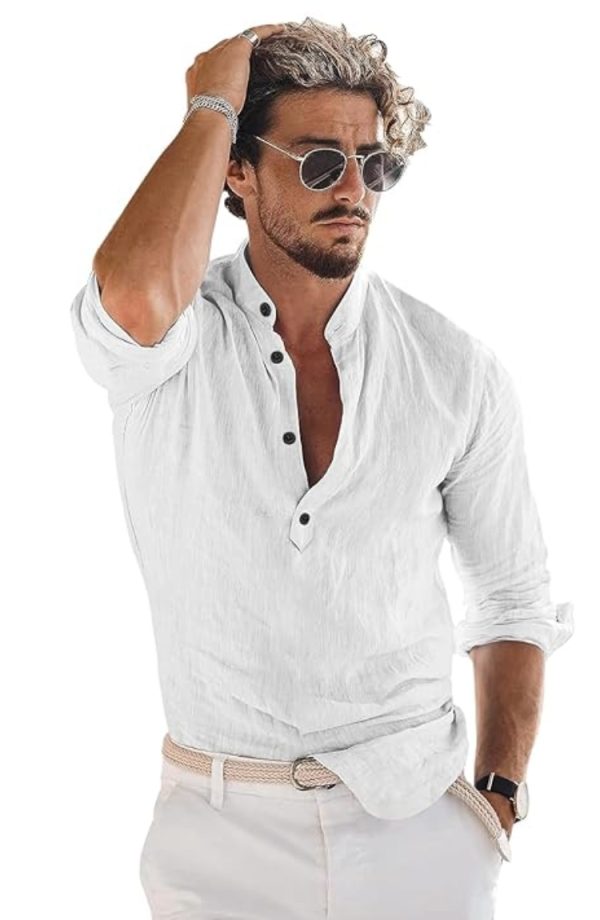 Bellstone Men's Solid Regular Fit Kurta - Image 3